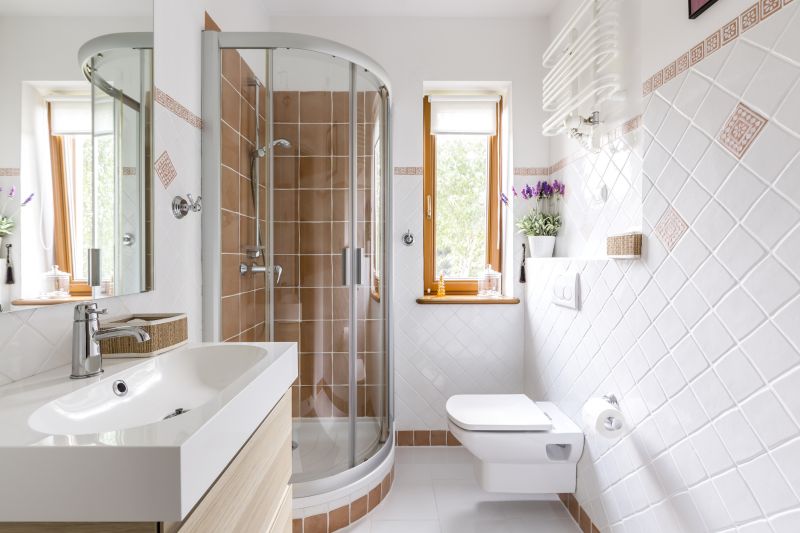 Corner Shower with Seating